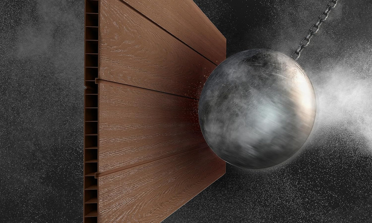 Newton Garden Shed – Brown Wood-Effect Resin, 6 m² 7.5×9 ft