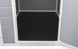 Outdoor Plastic Garden Storage Shed Grey