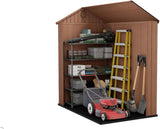 Double Door Garden Shed – Darwin 6x4 ft | Wood-Effect