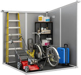 Resin Outdoor Storage Shed – 6x4ft Tools & Patio Furniture