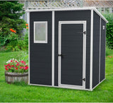 Resin Outdoor Storage Shed – 6x4ft Tools & Patio Furniture