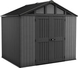 Stronghold 10×15 ft Outdoor Storage Shed, Evotech Wood-Effect, Weatherproof & Steel-Reinforced