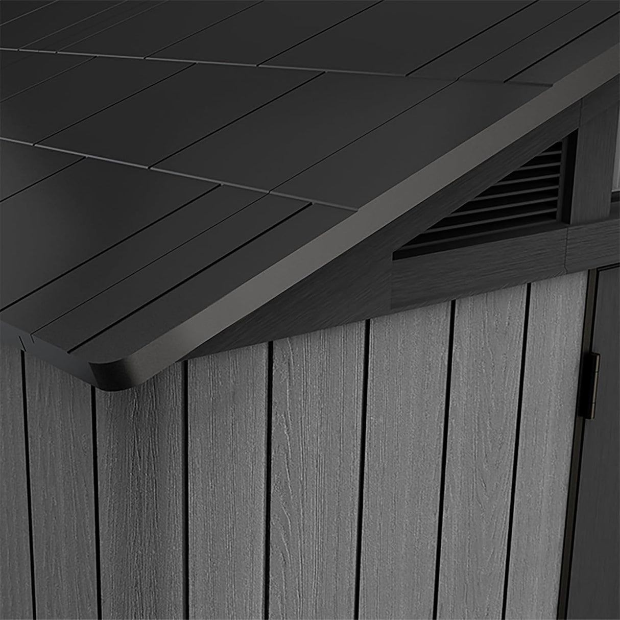 Stronghold 10×15 ft Outdoor Storage Shed, Evotech Wood-Effect, Weatherproof & Steel-Reinforced