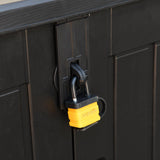 Garden Gear 775 L Outdoor Storage Box – Weather Resistant Garden Shed