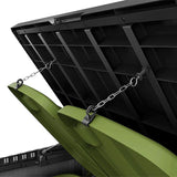 1150L Outdoor Garden Storage Box – Lockable Weatherproof Resin Shed for Tools, Bins & BBQ