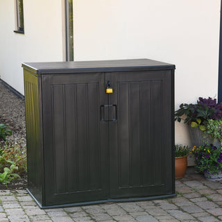 Garden Gear 775 L Outdoor Storage Box – Weather Resistant Garden Shed