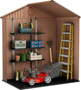 Double Door Garden Shed – Darwin 6x4 ft | Wood-Effect