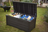 Brightwood Garden Storage Box – 454L, All-Weather & Fade-Free