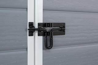 Outdoor Plastic Garden Storage Shed Grey