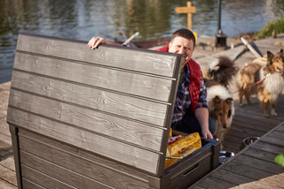 Brightwood Garden Storage Box – 454L, All-Weather & Fade-Free