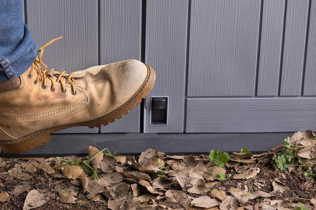 Outdoor Garden Storage Shed – 880L Resin Storage Box Grey
