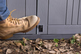Outdoor Garden Storage Shed – 880L Resin Storage Box Grey