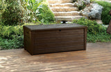 Brightwood Garden Storage Box – 454L, All-Weather & Fade-Free