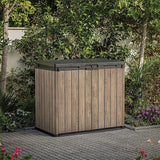 1150L Outdoor Garden Storage Box – Lockable Weatherproof Resin Shed for Tools, Bins & BBQ
