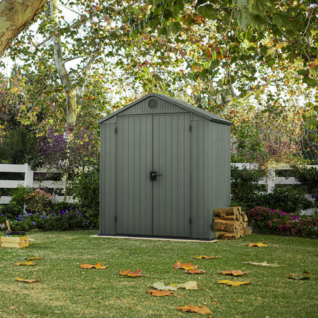 Double Door Garden Shed – Darwin 6x4 ft | Wood-Effect